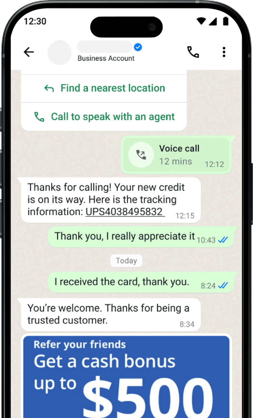 Improving telesales performance with WhatsApp Business Calling